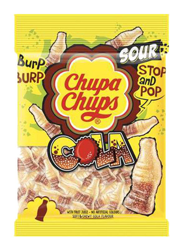 

Chupa Chups Sour Cola Flavor Gummy Candies, 160g