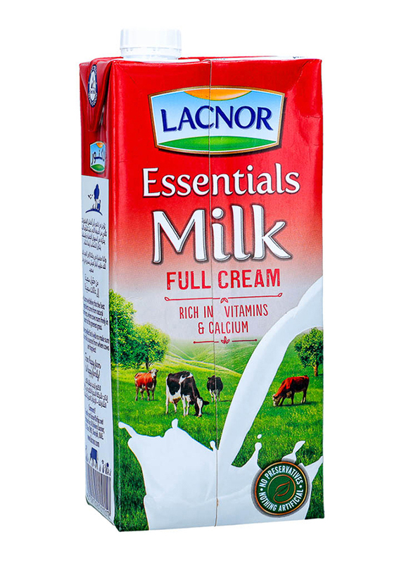 Lacnor Full Fat Uht Milk, 1 Liter