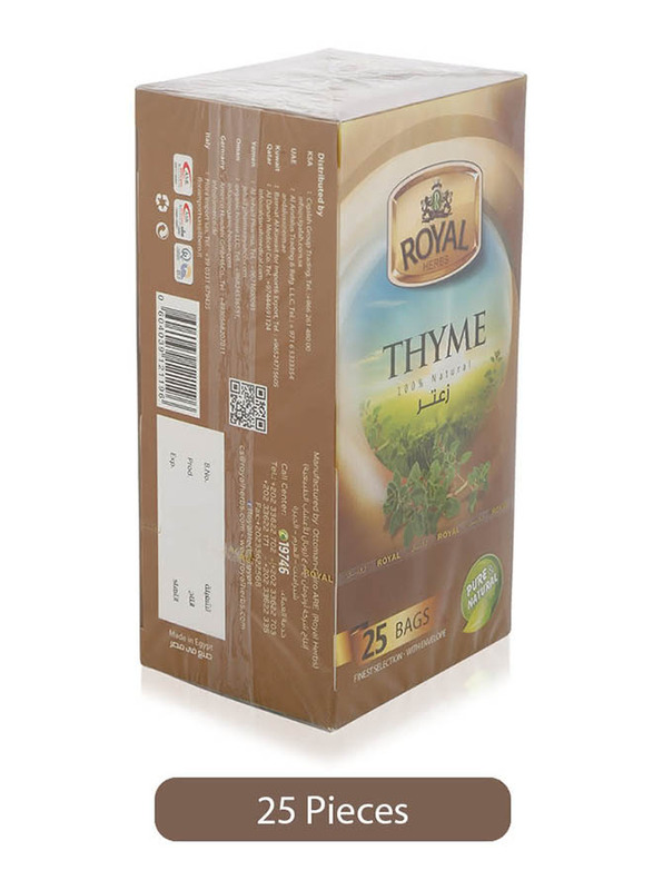 

Royal Herbs Thyme Tea Bags, 25 Tea Bags