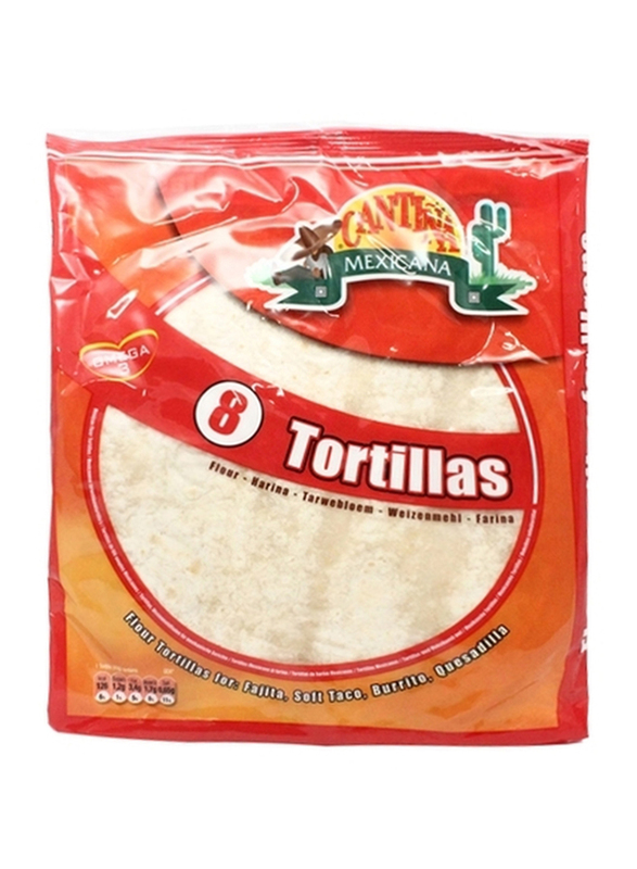 

Cantina Mexicana Flour Tortillas, 8 Pieces, 300g