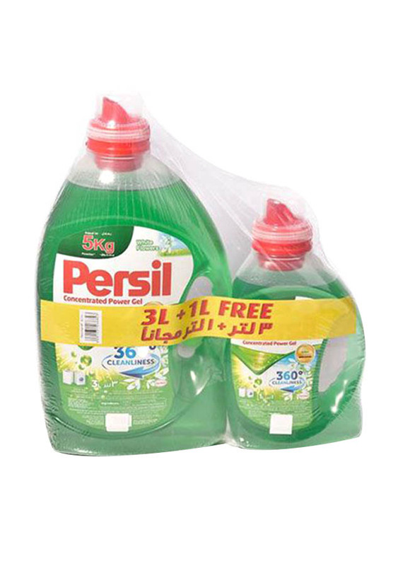 

Persil Green Concentrated Power Gel, 2 Pieces, 3 Liter + 1 Liter