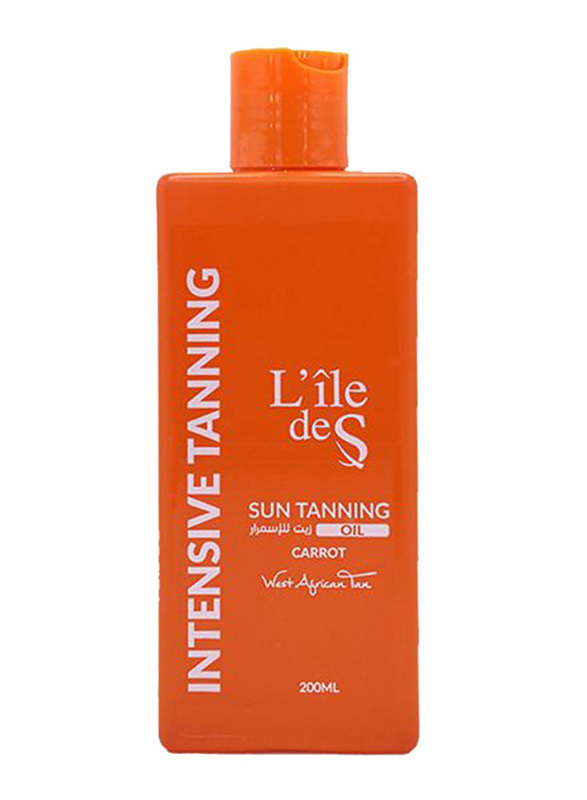 

L'ile De S Intensive Carrot Sun Tanning Oil, 200ml