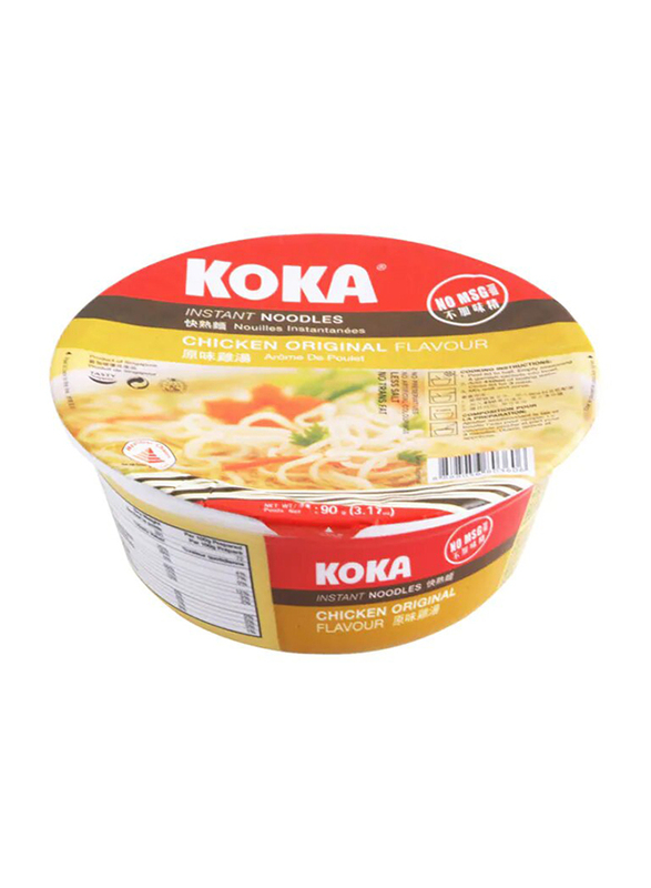 

Koka Chicken Flavour Instant Noodles Bowl, 90g