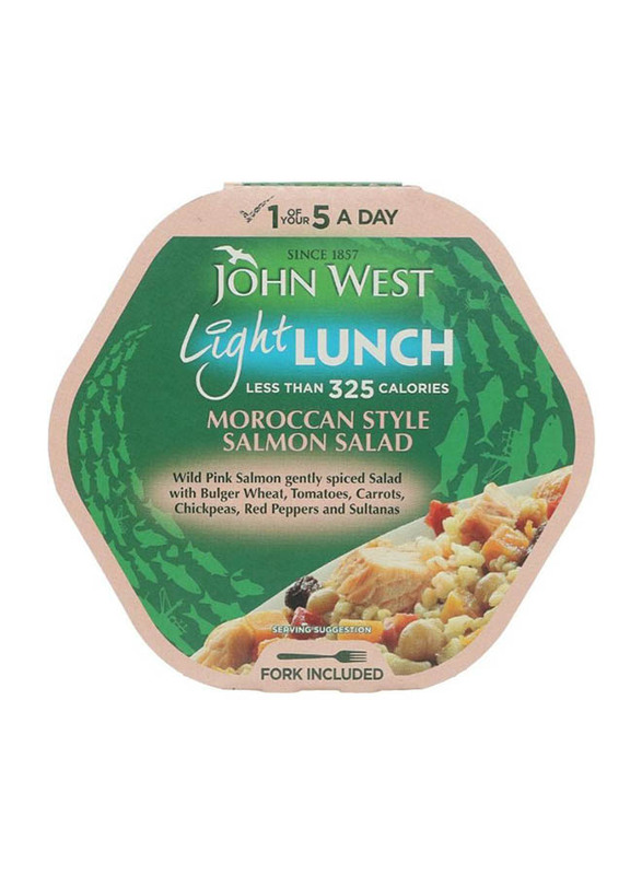 

John West On The Go Moroccan Salmon Bulgur Wheat Salad, 220g