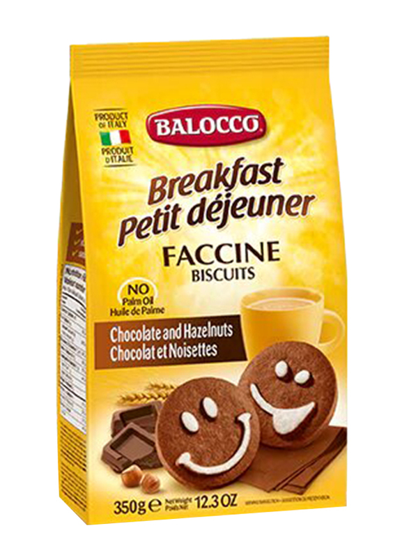 

Balocco Faccine Chocolate & Hazelnut Biscuits, 350g