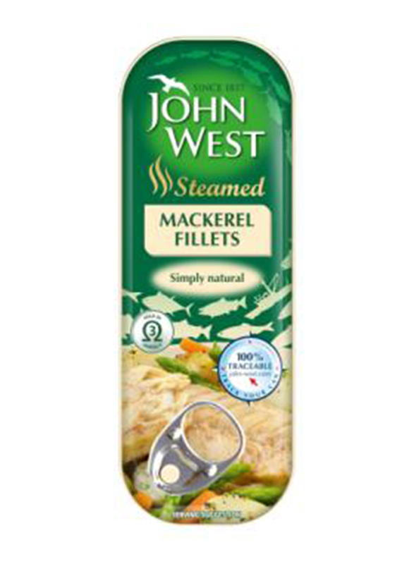 

John West Steamed Mackerel Fillets, 110g
