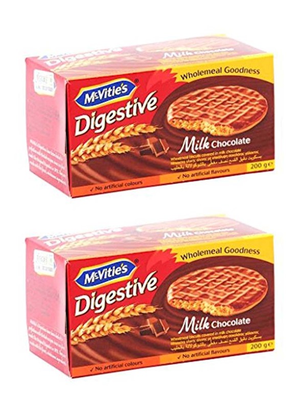 

McVities Digestive Milk Chocolate Biscuits, 2 x 200g