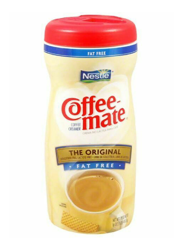

Nestle Coffee Mate Original Fat Free Coffee Creamer Jar, 453g
