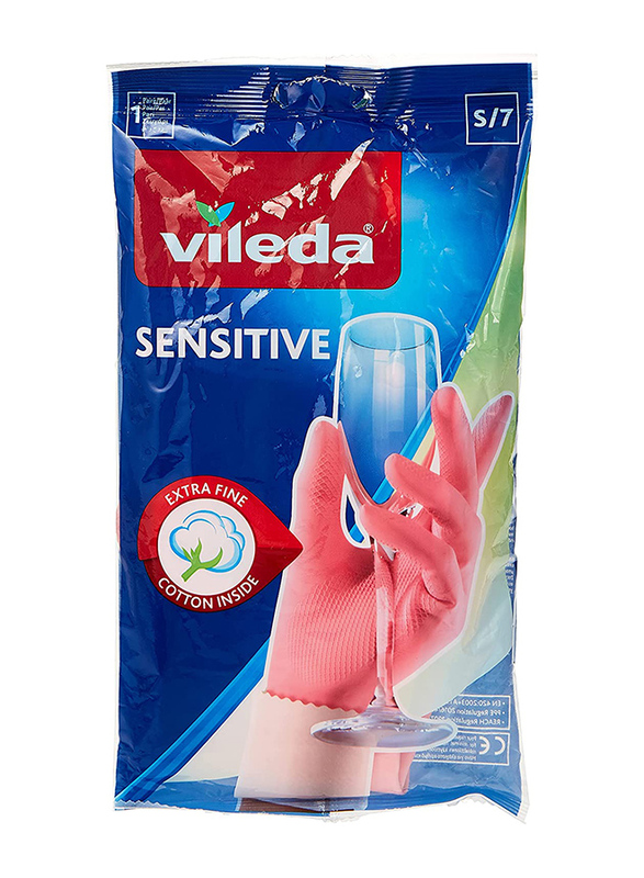 

Vileda Sensitive Gloves, Small, 1 Pair