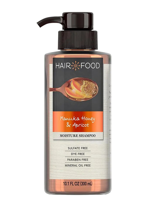 

Hair Food Manuka Honey & Apricot Extract Moisture Shampoo for All Hair Types, 300ml