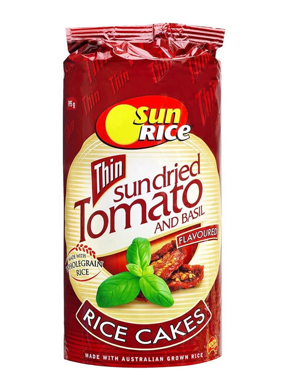 

Sunrice Thin Sundried Tomato and Basil Rice Cake, 195g
