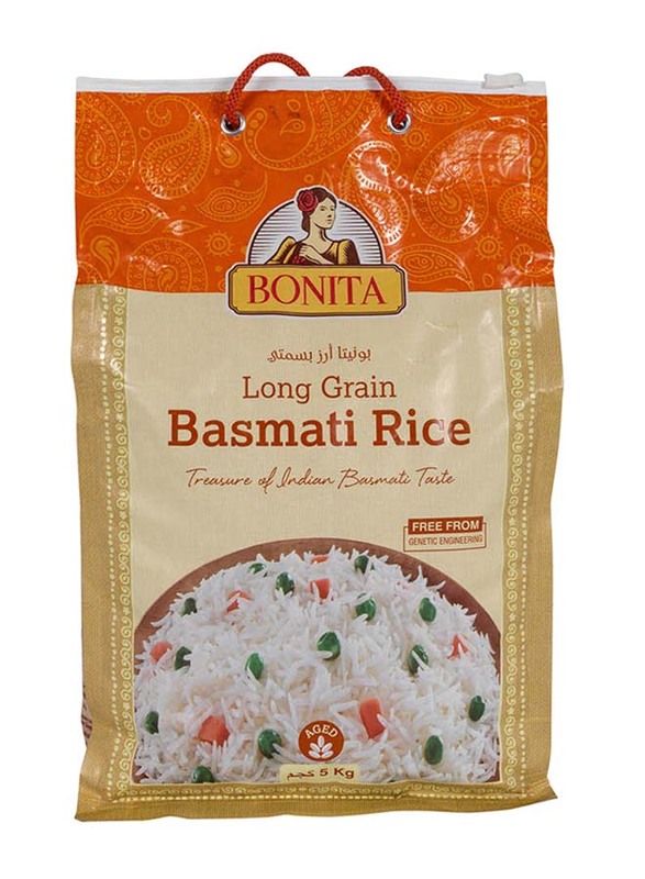

Bonita Long Grain Basmati Rice, 5 kg