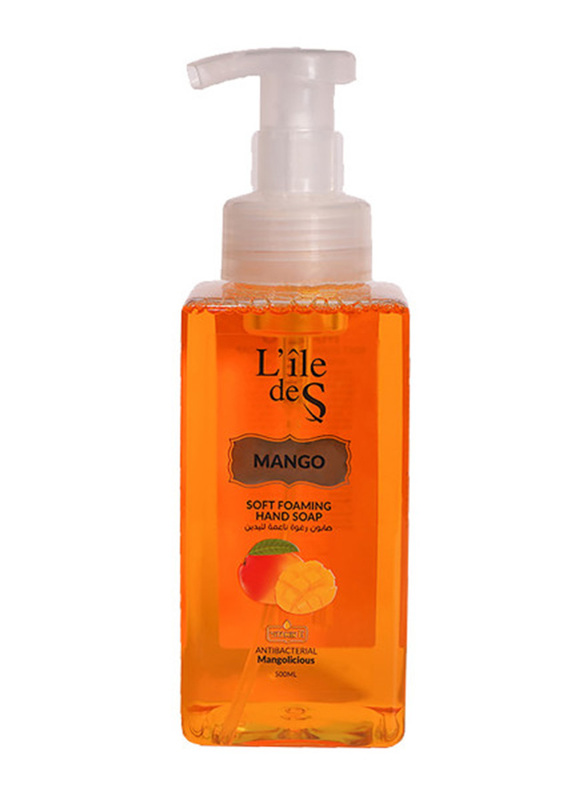 

L'ile De S Mango Soft Foaming Hand Soap, Orange, 500ml