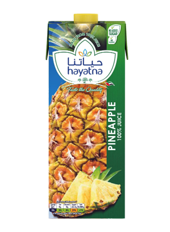 

Hayatna Pineapple Uht Pure Juice, 1 Litre