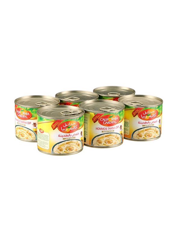 

California Garden Hommos Tahina Dip, 6 x 220g