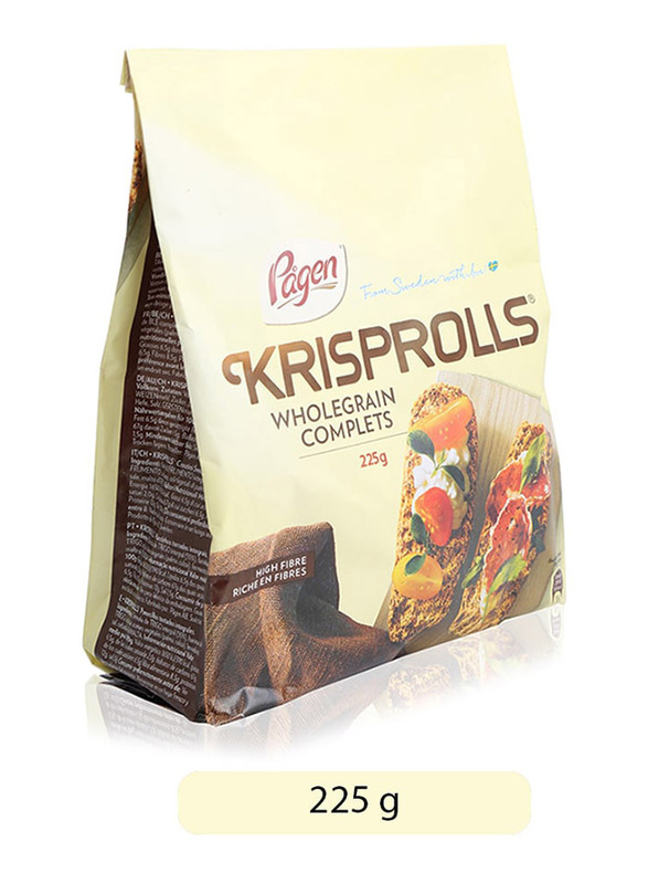 

Pagen Whole Grain Krisprolls, 225g