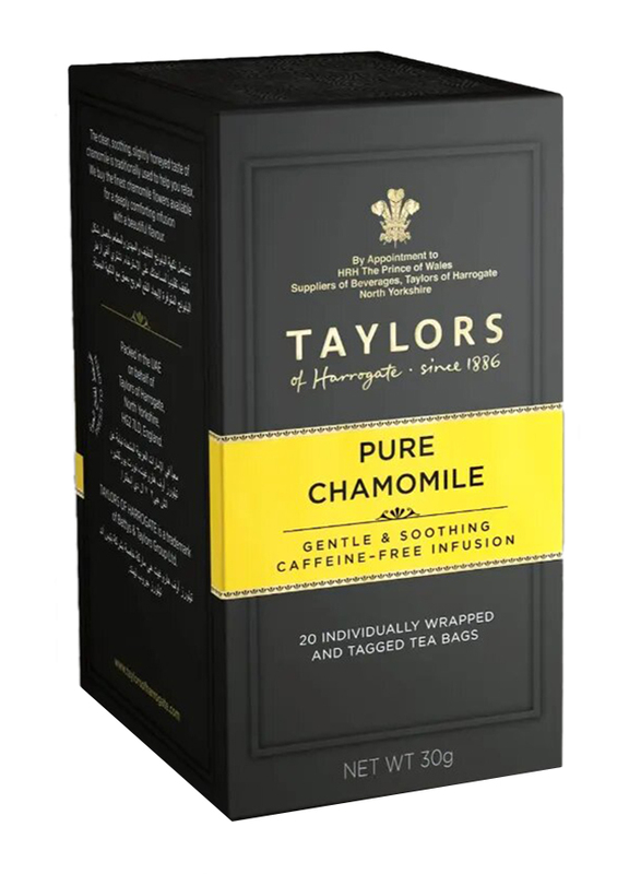 

Taylors Pure Chamomile Tea Bags, 20 Bags, 30g