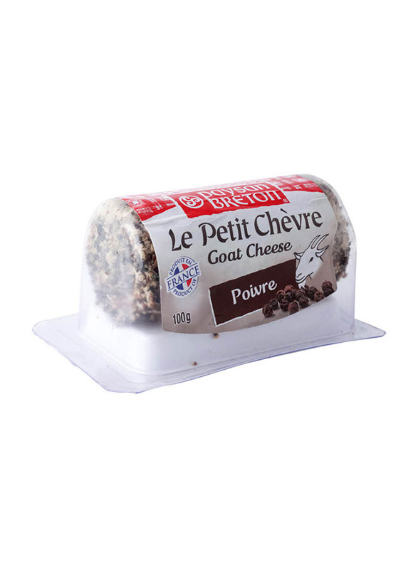 

Paysan Breton Le Petit Chevre Log Pepper Goat Cheese, 100g