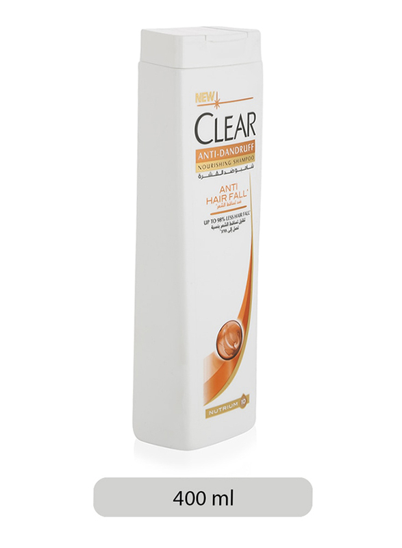 

Clear Women's Anti-Hair Fall Anti-Dandruff Shampoo for All Hair Types, 400ml