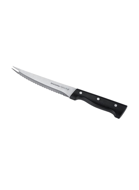 

Tescoma 13cm Vegetable Knife, Black/Silver