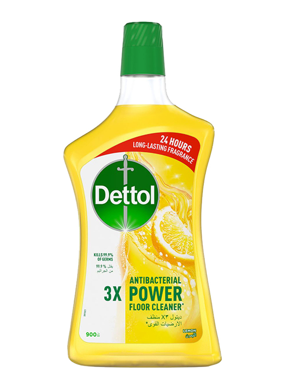 

Dettol Lemon 3X Antibacterial Power Floor Cleaner, 900ml