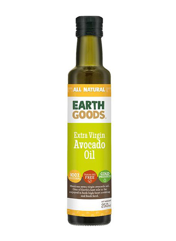 

Earth Goods Cold Pressed Extra Virgin Avocado Oil, 250g