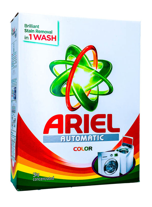 

Ariel Automatic Color Laundry Powder Detergent, 3 Kg