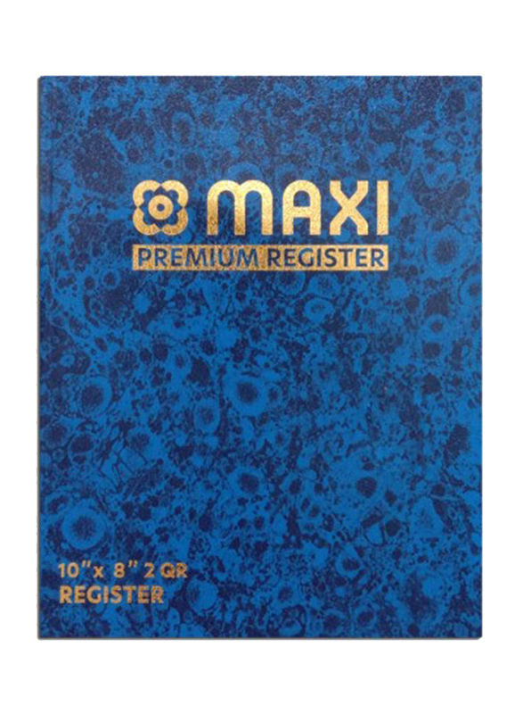 

Maxi Office Line 2 QR Register, 192 Sheets, A4 Size, Blue