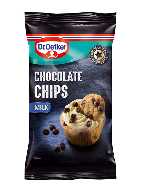 

Dr. Oetker Milk Chocolate Chips, 100g