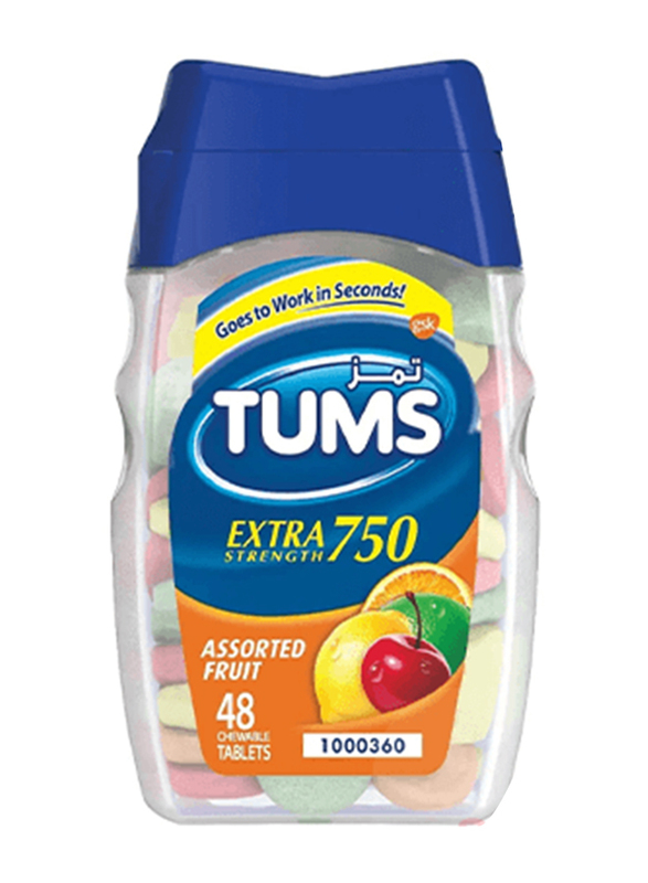 

Tums Antacid Extra Strength Tablets, 750mg, 48 Tablets