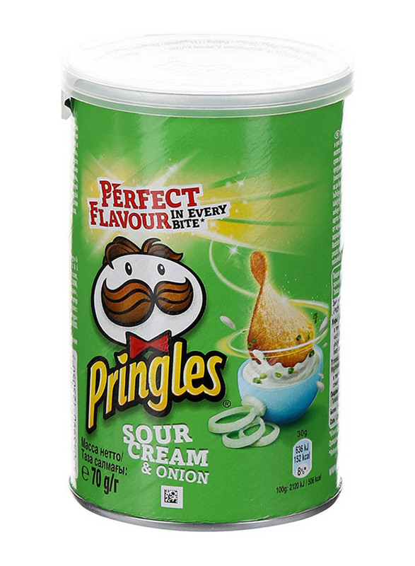 

Pringles Sour Cream & Onion Flavored Chips, 70g