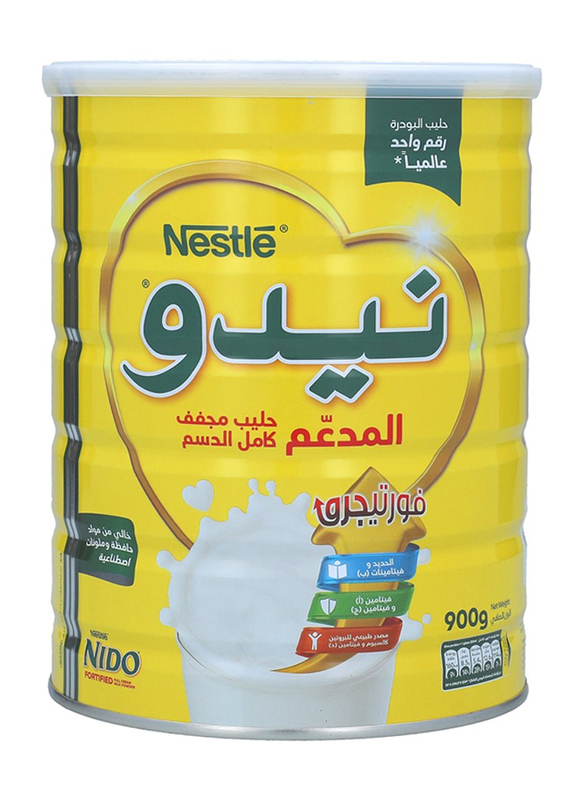 

Nestle Nido Fortified Full Cream Milk Powder Can, 900g