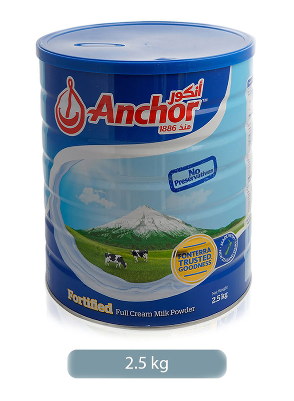 

Anchor Fortified Full Cream Milk Powder Tin, 2.5 Kg