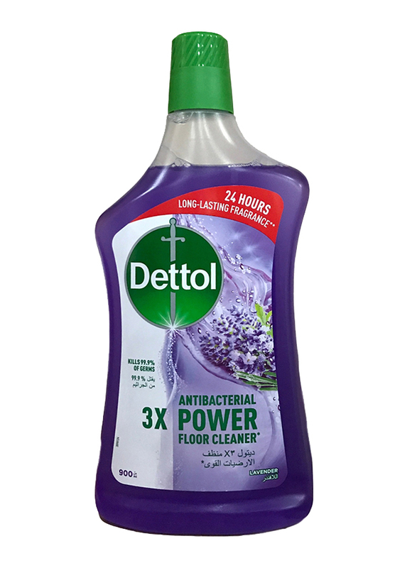 

Dettol Lavender 3X Antibacterial Power Floor Cleaner, 900ml