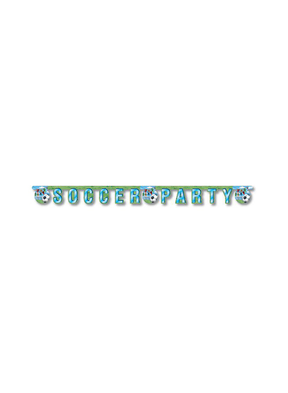

Party Magic Soccer Banner, Blue