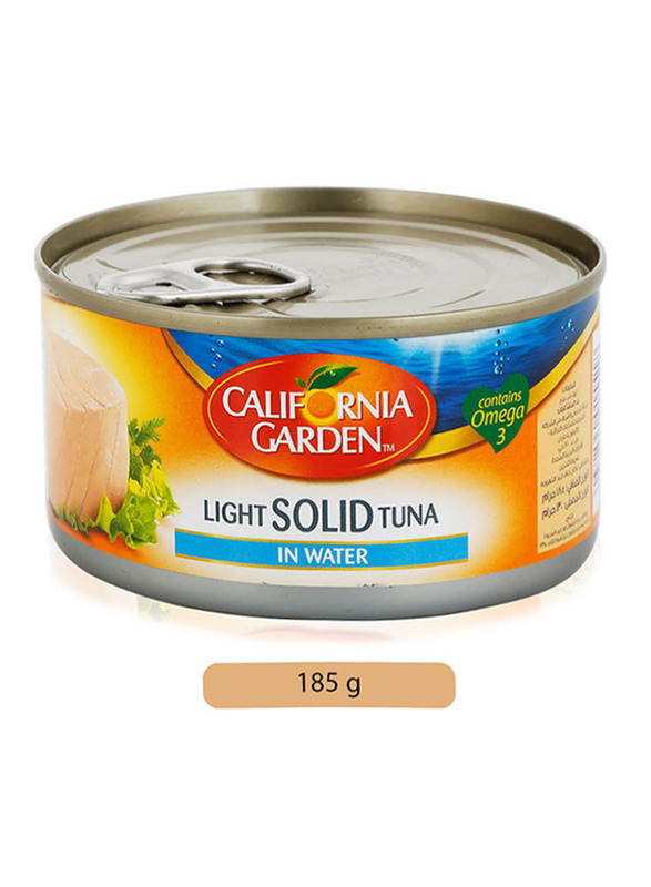 

California Garden Light Solid Tuna in Water and Salt, 185g