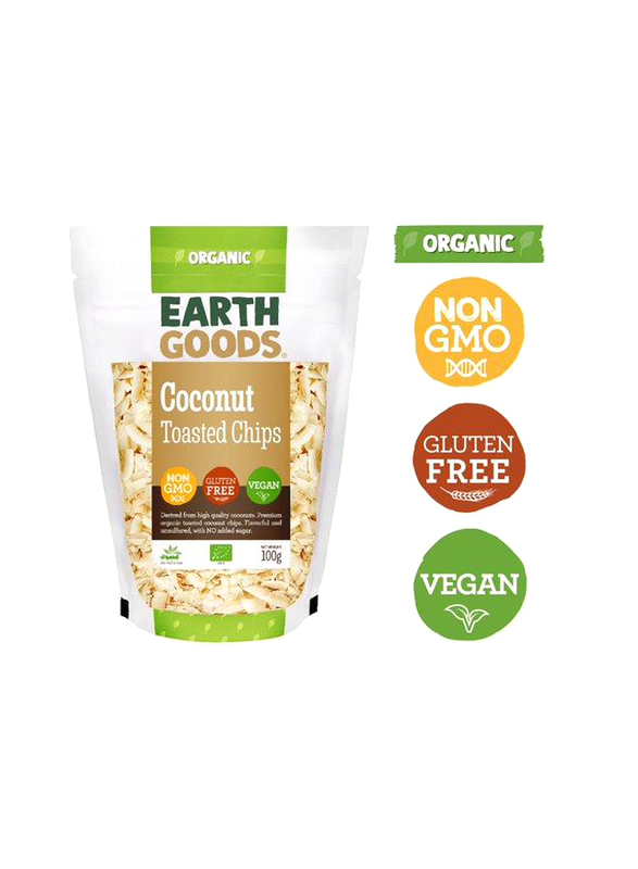 

Earth Goods Organic Coconut Toasted Chips, 100g
