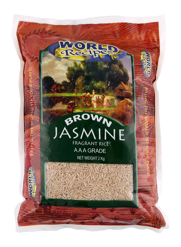 

World Recipes Brown Jasmine Fragrant Rice, 2 Kg