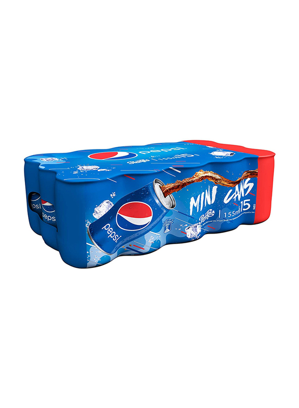 

Pepsi Carbonated Soft Drink, 6 Cans x 155ml