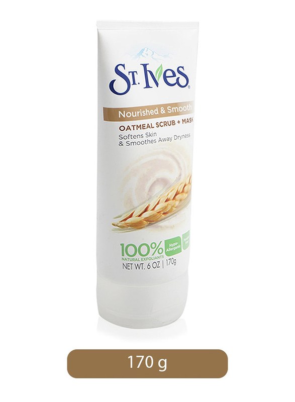 

St. Ives Nourished & Smooth Oatmeal Scrub & Mask, 170gm