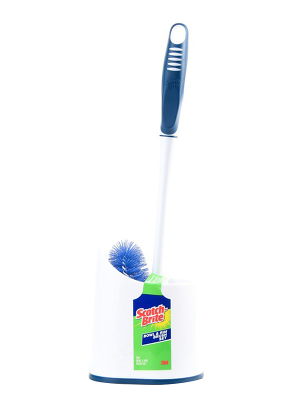 

3M Bowl & Rim Brush Combo Set, Blue/White