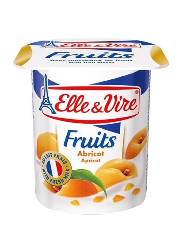 

Elle & Vire Fruits Apricot Yoghurt, 125g