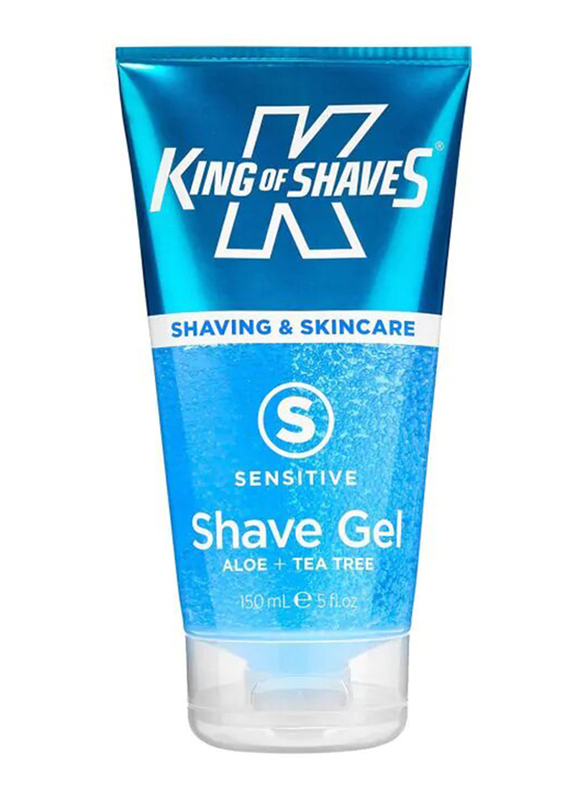 

King Of Shaves Shaving & Skincare Aloe + Tea Tree Shave Gel, 150ml