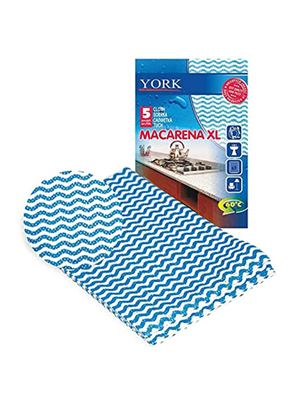 

York Household Kitchen Cleaning Cloth, 5 Pieces