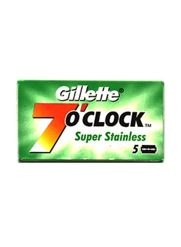 

Gillette 7'o clock Super Stainless Blade, 5 Pieces