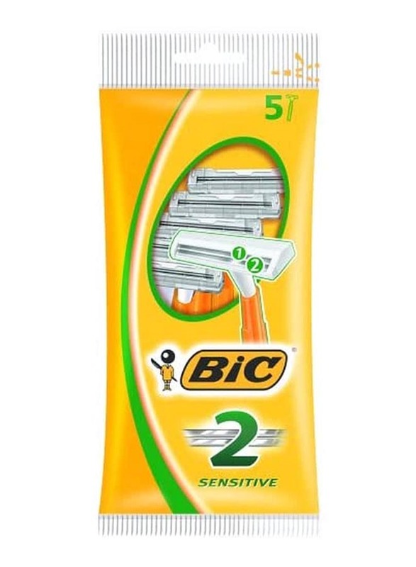 

Bic 2 Sensitive Razor, Multicolour, 5 Pieces