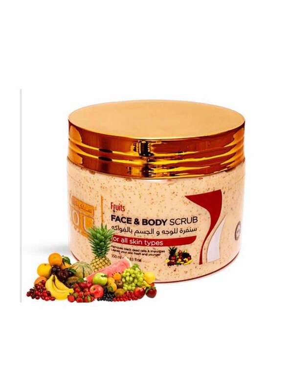 

Silky Cool Fruit Face & Body Scrub, 350ml