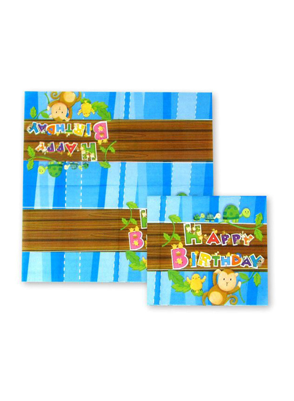 

Party Magic Birthday Fun Napkins, 12 Pieces, Multicolour