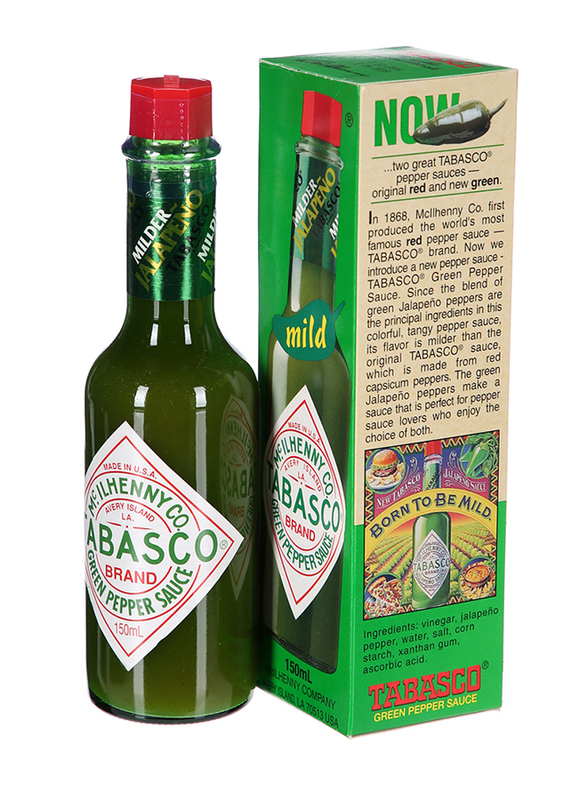 

Tabasco Jalapeno Mild Green Pepper Sauce, 150ml