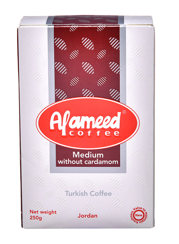 

Al Ameed Turkish Coffee Medium without Cardamom, 250g